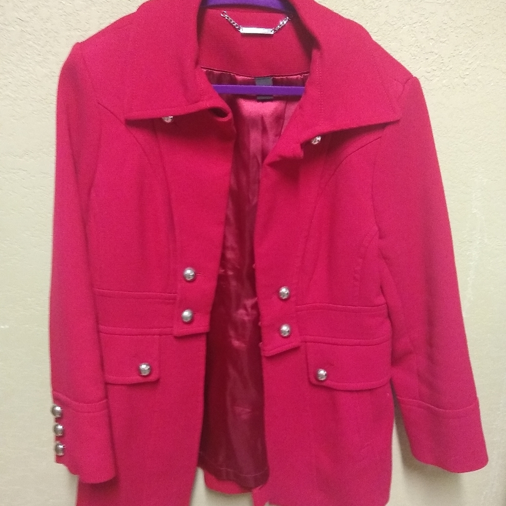 White House Black Market Red Coat